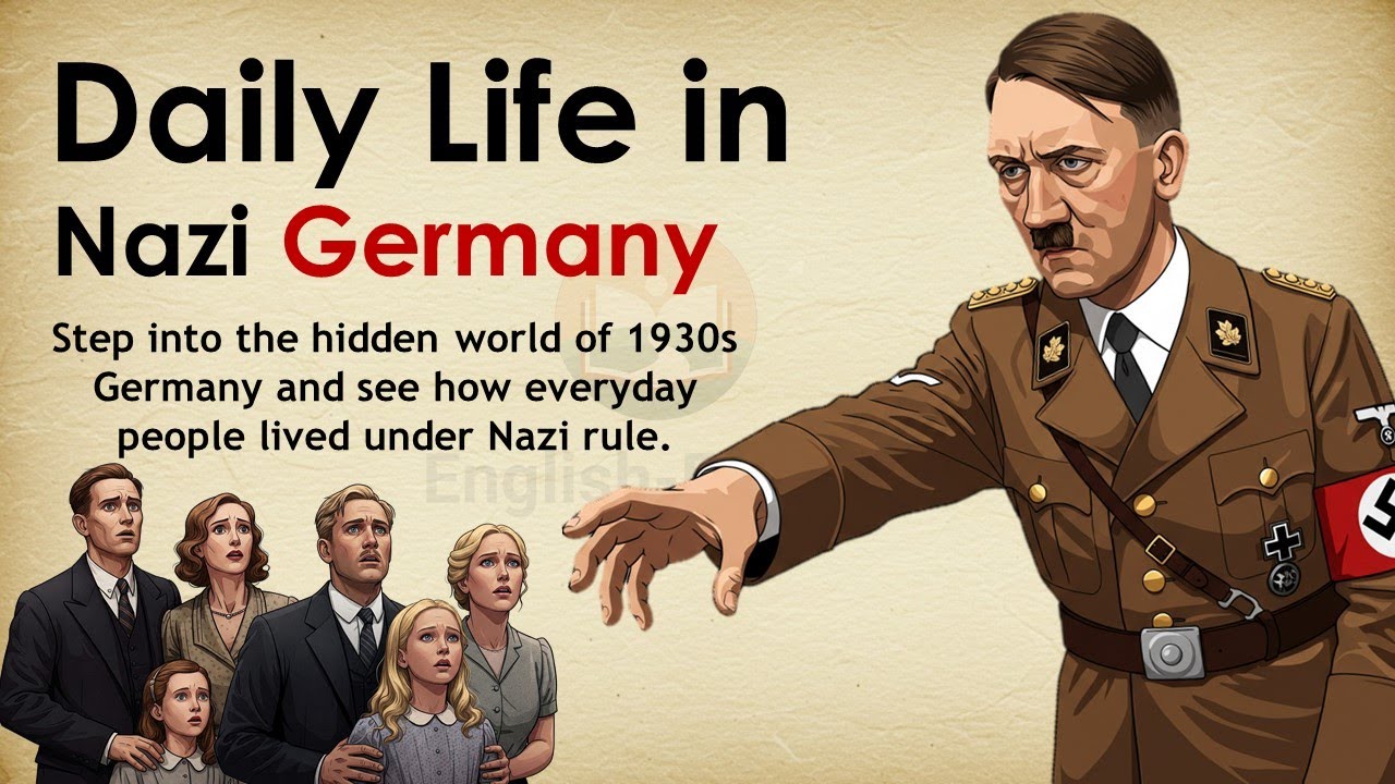 Daily Life In Nazi Germany || 🇩🇪🕰️ Learn English Through Story Level 3 || Graded Reader 🎧