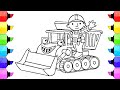Bob The Builder Coloring Pages For Kids Toddlers How To Draw Bob The Builder 6