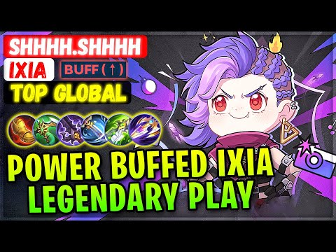 Power Buffed Ixia Legendary Play [ Top Global Ixia ] Shhhh.shhhh - Mobile Legends Emblem And Build