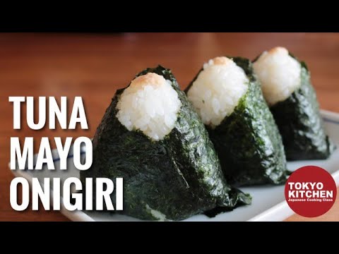 Como fazer bolinho de arroz com atum Mayo Onigiri Ingredientes fáceis de encontrar, instruções fáceis de seguir!
