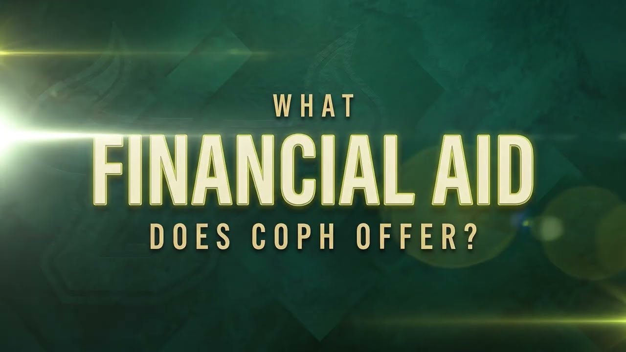 USF COPH: Graduate degrees | What financial aid does COPH offer?