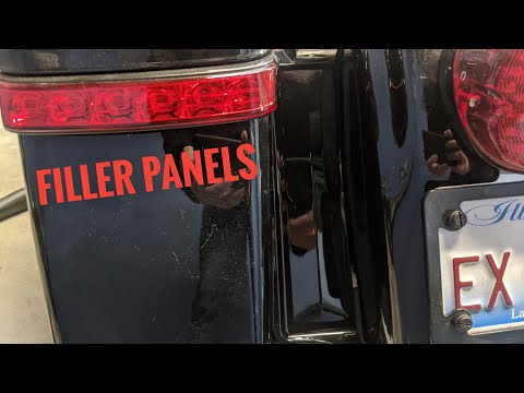 Kuryakyn Filler Panel Installation for Harley Davidson Touring Motorcycles