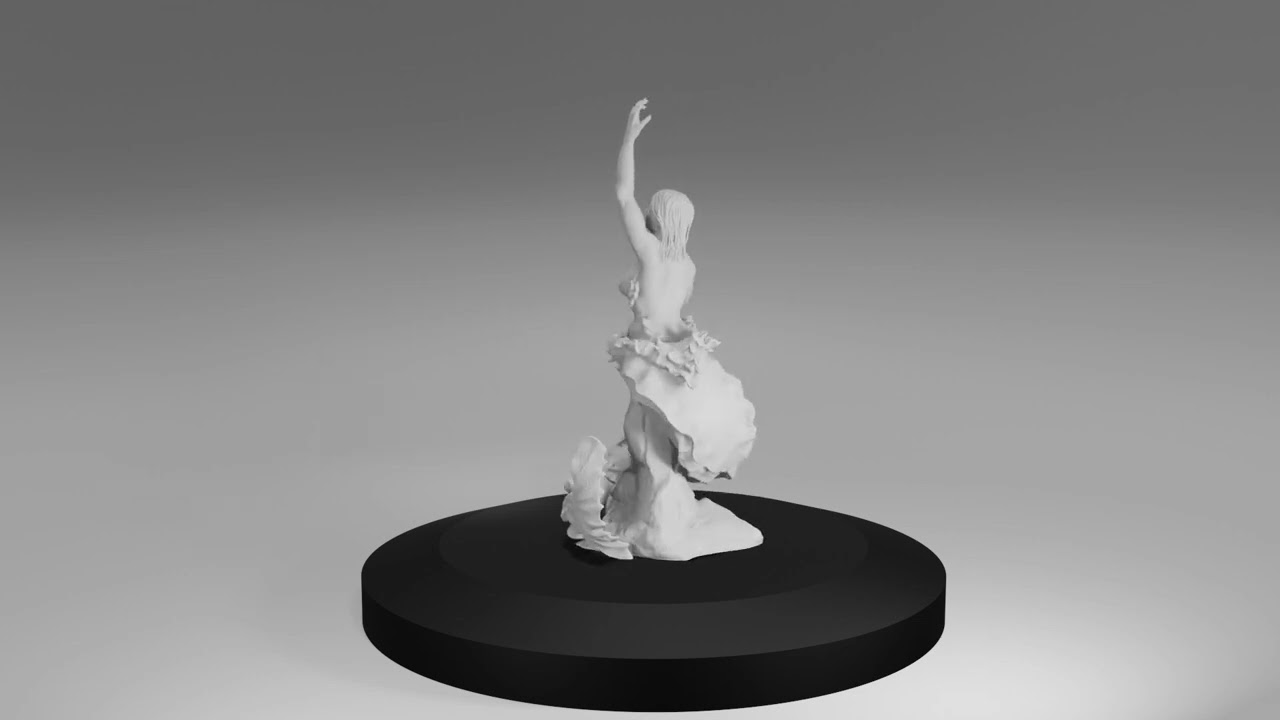 Mermaid 3D Print Model