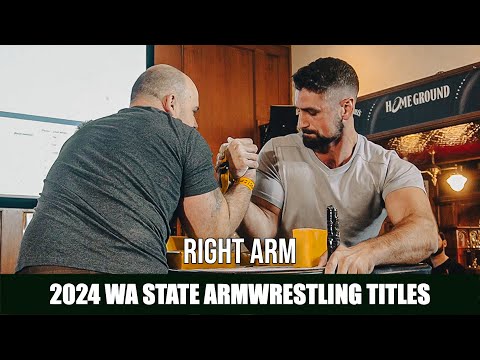 2024 Western Australian Armwrestling State Titles | RIGHT ARM