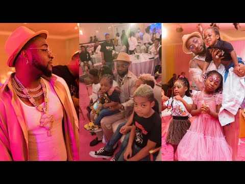 Davido Awarded Best Single Father As He Took All 3kids To Birthday party And Puma New Endorsement