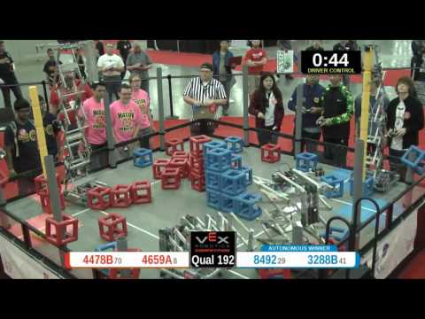 2015 VRC Sci Q192 - 4478B 4659A vs 8492 3288B - 62 to 47 - VEX Worlds 2015 - Science Division