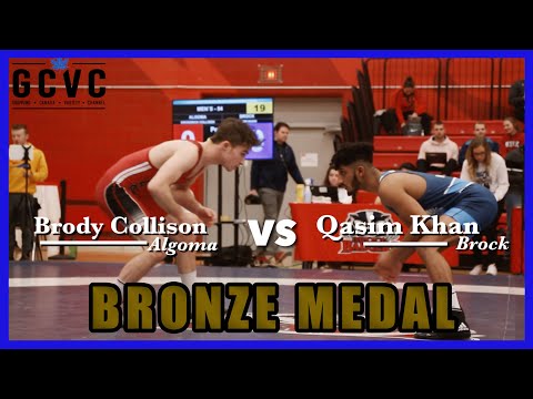 Brody Collison vs Qasim Khan - 2020 Usports Wrestling - Men's 54KG Bronze Medal