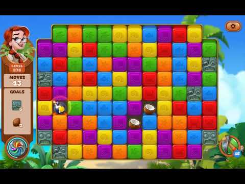 Lost Island Blast Adventure Level 876 NO BOOSTERS - A S GAMING