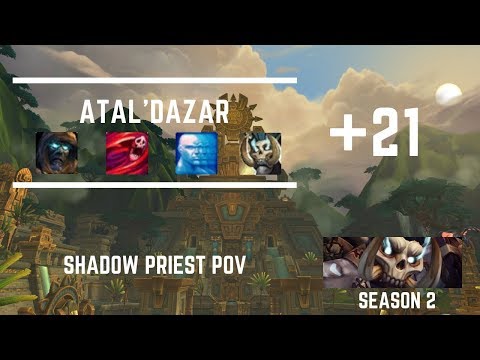 +21 Atal'Dazar - Shadow Priest PoV