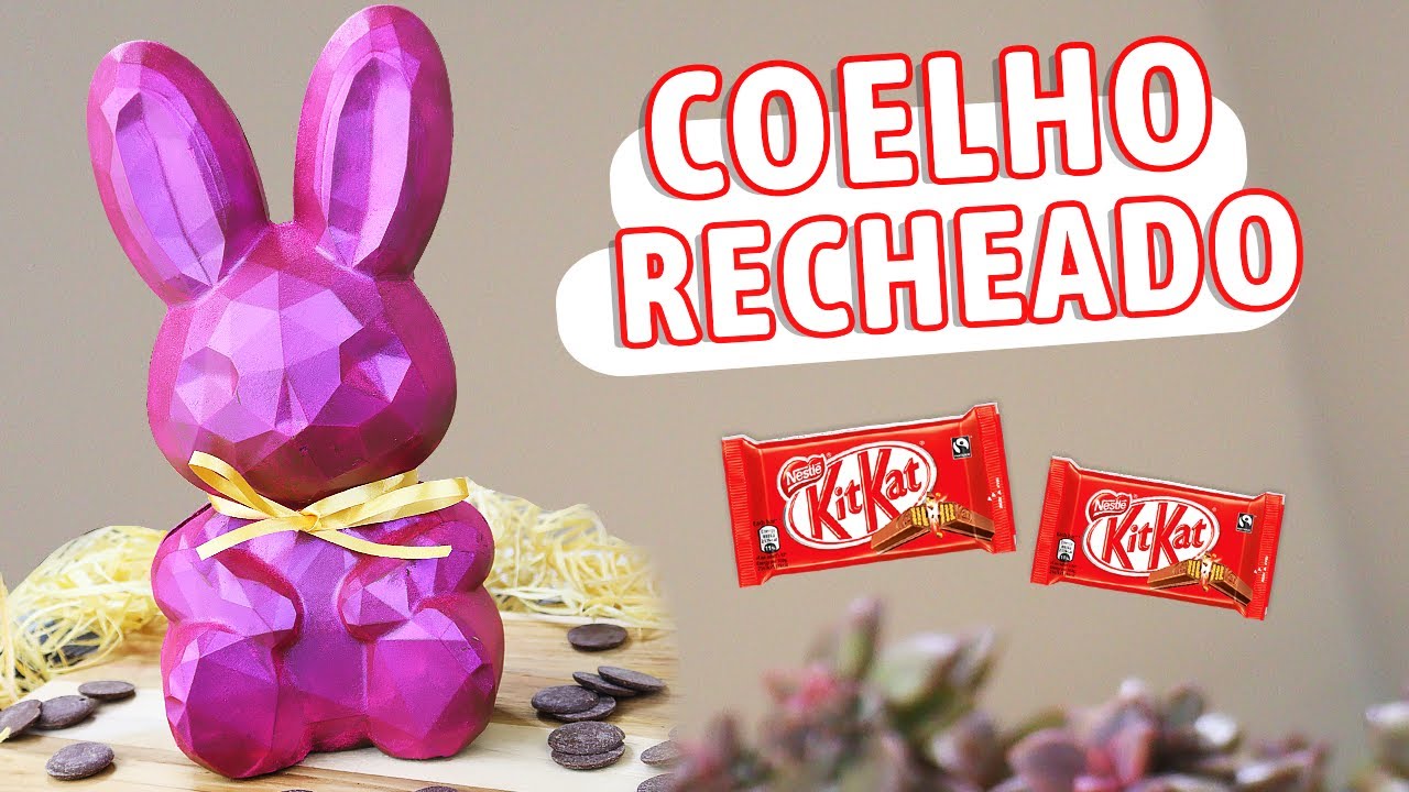 Watch Now COELHO RECHEADO DE KITKAT | FAÇA E VENDA PARA PÁSCOA COELHO RECHEADO DE KITKAT | FAÇA E VENDA PARA PÁSCOA