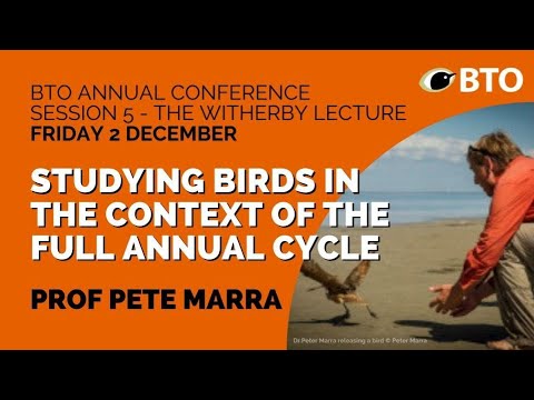 BTO Conference 2022 Session 5: Witherby Lecture