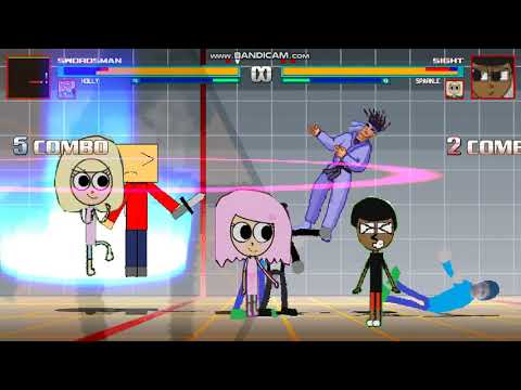 M.U.G.E.N: Offline chars 4v4 party (PART 1 OF  2)