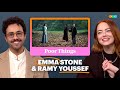 Emma Stone and Ramy Youssef on Poor Things