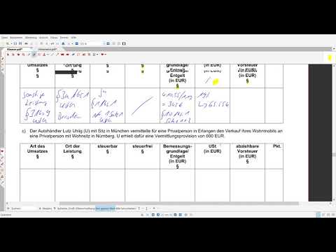 USt So 2019 Aufgabe 1