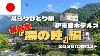 #38【湯の陣特別室編】#ひとり旅 #旅行 #旅行vlog #旅行好き #国内旅行 #ぶらり旅 #電車 #電車移動 #電車旅行 #伊東園ホテルズ #湯の陣 #ゆびそ温泉 #日の出 #ビュッフェ 