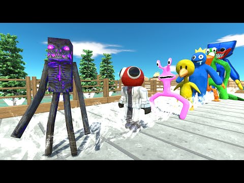 Enderman Pyramid Death Run - Animal Revolt Battle Simulator