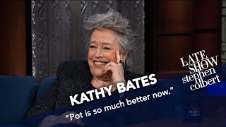 Kathy Bates: Never Share A Joint With A Stranger, Especially Bill Maher