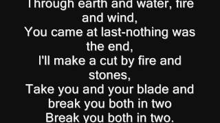 Iron Maiden - Sun and Steel Lyrics