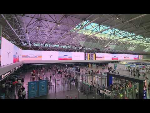 Terminal 1 Aeroporto Internacional Roma Fiumicino Leonardo da Vinci.