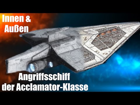 Angriffsschiff der Acclamator Klasse | Von Innen und Außen | Bewaffnung und Innenleben