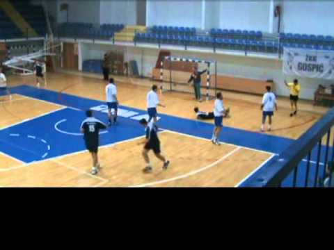 09/10 16.kolo RK Gospić - RK Mornar 29:31 (6.3.2010.)