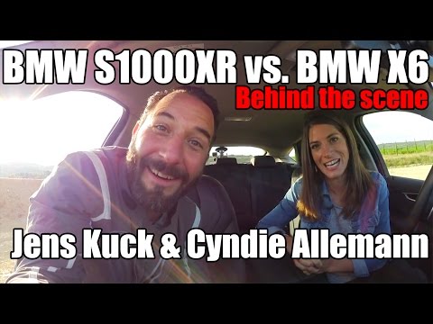 Behind the scenes bei GRIP // BMW S1000 XR vs. X6 // Cyndie Allemann & Jens Kuck
