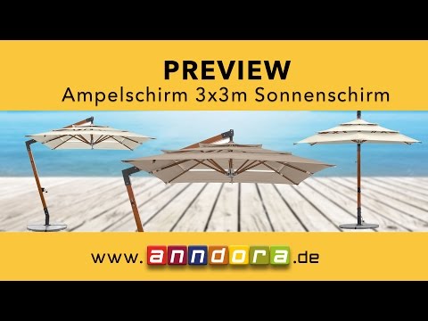 Ampelschirm Sonnenschirm High end best size