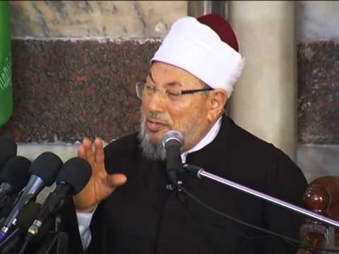 خطبة الجمعة بالمسجد العمري في غزة - فبراير 2013