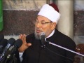 خطبة الجمعة بالمسجد العمري في غزة - فبراير 2013