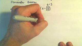 The Remainder Theorem - Example 2