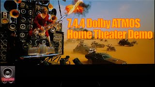 Home Theater Setup Demo 7.2.4 Dolby ATMOS 120 Inch  Part I (2020)