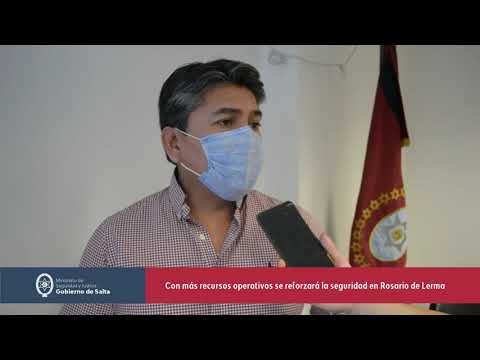 Con más recursos operativos se reforzará la seguridad en Rosario de Lerma