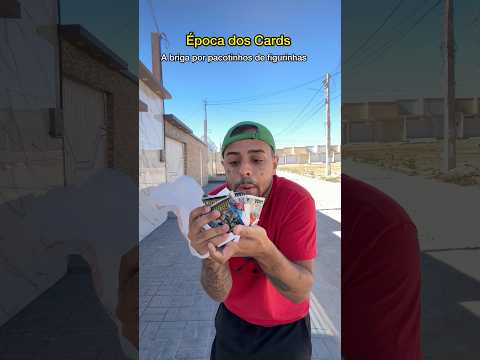 Deu briga abrindo os pacotinhos de cards 😱 kkkkk