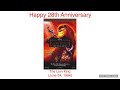 Happy 28th Anniversary The Lion King
