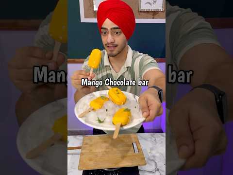 Mene *Mango Chocolate Bar Bnayi * 😱 ghar pe | icecream @Param_aedy #shorts #shortsfeed