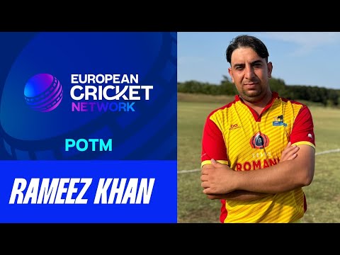 POTM Match 3: R.Khan - ROM vs CZE | ECN Romania-Czechia T20I, 2025 | 22 Aug 2025 | ECN25.089