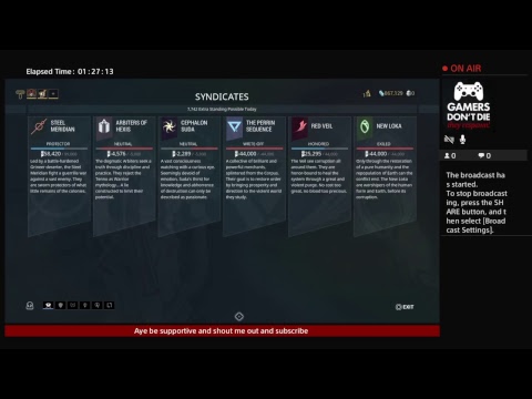 Warframe farming and giveaway (Ps4) (mr 13)