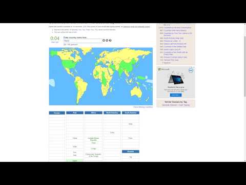 Jetpunk Countries of the World - 15 Second Sprint YT World Record!