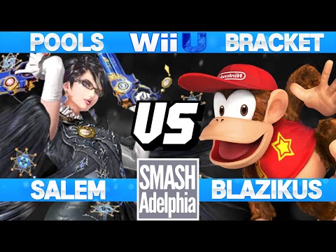 Smashadelphia 2 - Salem (Bayonetta) vs Blazikus (Diddy Kong) - SSB4 Pools - Smash Wii U