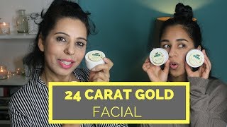 24 CARAT GOLD INDIAN FACIAL KIT - REVIEW