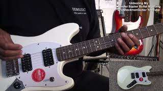 Video thumbnail for Unboxing My FENDER SQUIER BULLET MUSTANG 100% Honest Review @EricBlackmonGuitar by EricBlackmonGuitar