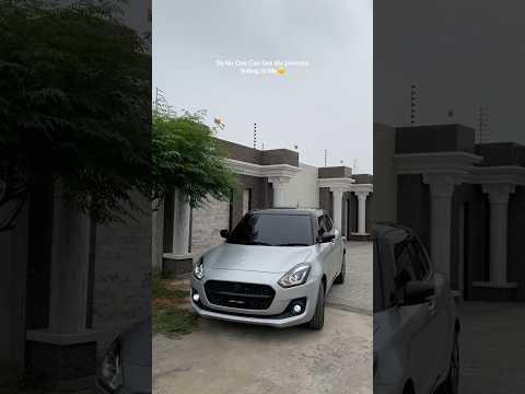 Modified suzuki swift silver tinted car video sargodha #cars 🔥