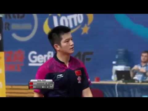 Polish Open 2015 FAN Zhendong vs XU Xin unbelievable speed