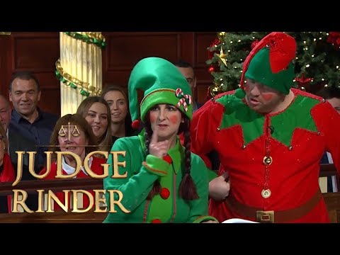 Two Elves Enter Court and Put Michelle On the Naughty List | Judge Rinder