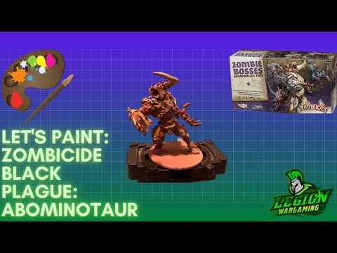 Zombicide Black Plague: Abominotaur Miniature Painting Tutorial