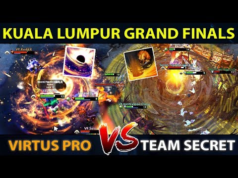 VP vs SECRET - ONE OF THE MOST EPIC GRAND FINALS IN 2018 - The Kuala Lumpur Major - Dota 2