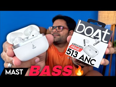 Thumbnail for boAt Airdopes Prime 513 ANC with APP Support & Powerful BASS 🔥🔥 Heavy Testing ⚡⚡