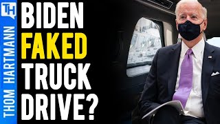 Crazy Alert! Biden Faked His Electric Truck Spin?