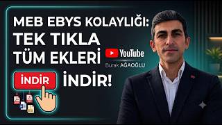 MEB EBYS'de Kimsenin Bilmediği Özellik!  Ekleri Tek Tuşla İndirin..!