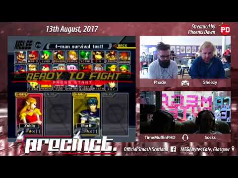 Precinct May - Pat Sheezy (Sheik) Vs. Phade (Marth) Melee Pools